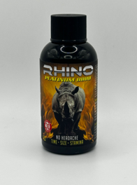 RHINO PLATINUM 8000 BLAK BOTTLE LIQUID SHOTS 12/ DISPLAY